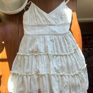 White sun dress, small